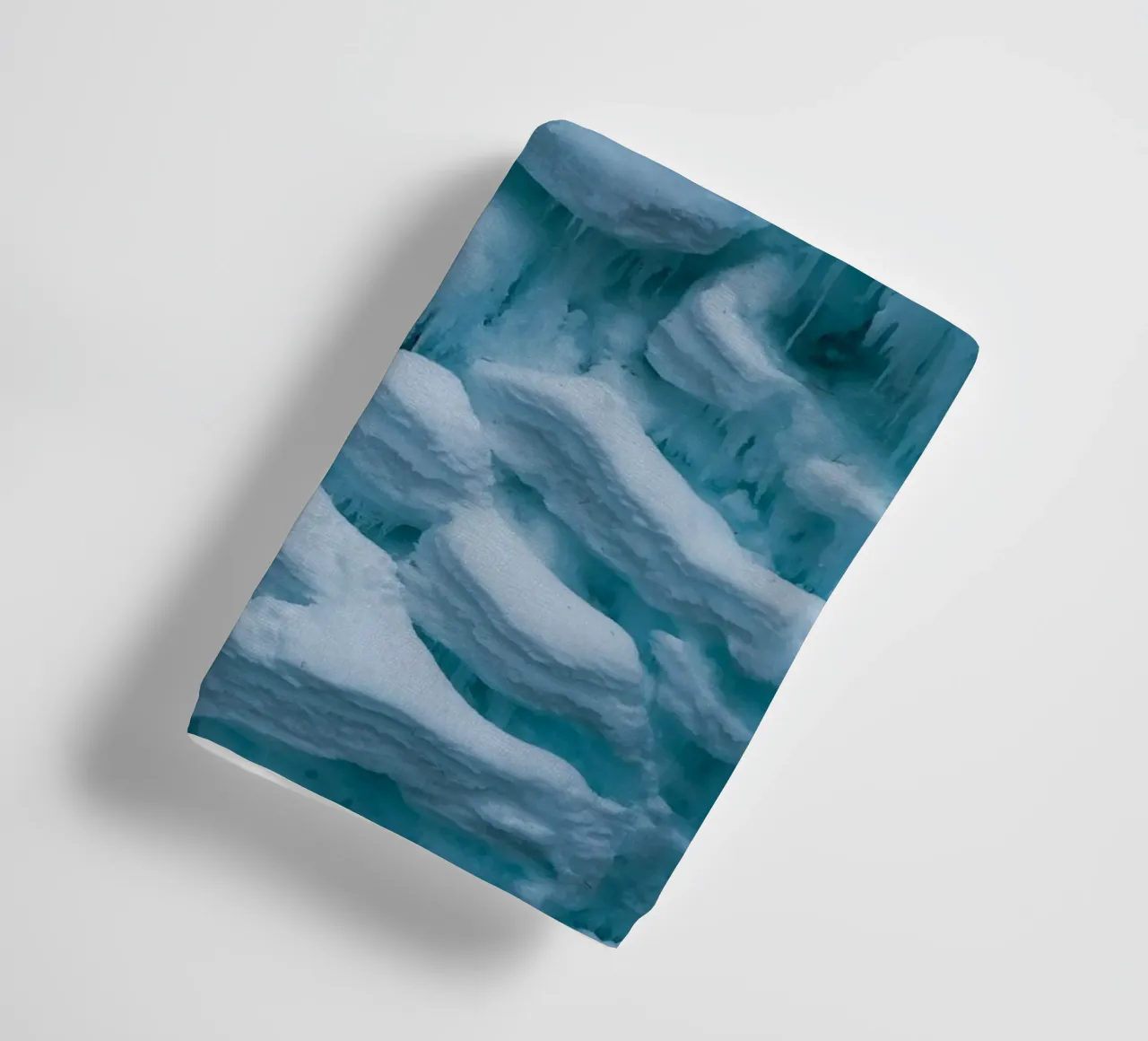 Ice formations art - Winter structures towel by Whole©