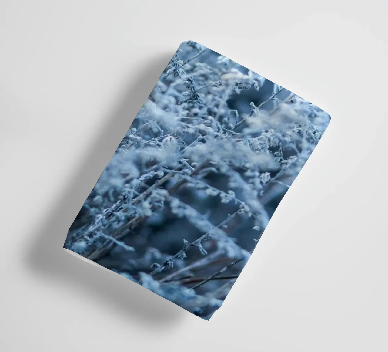 Frost grass aesthetics - Minimalist winter design towel by Whole©