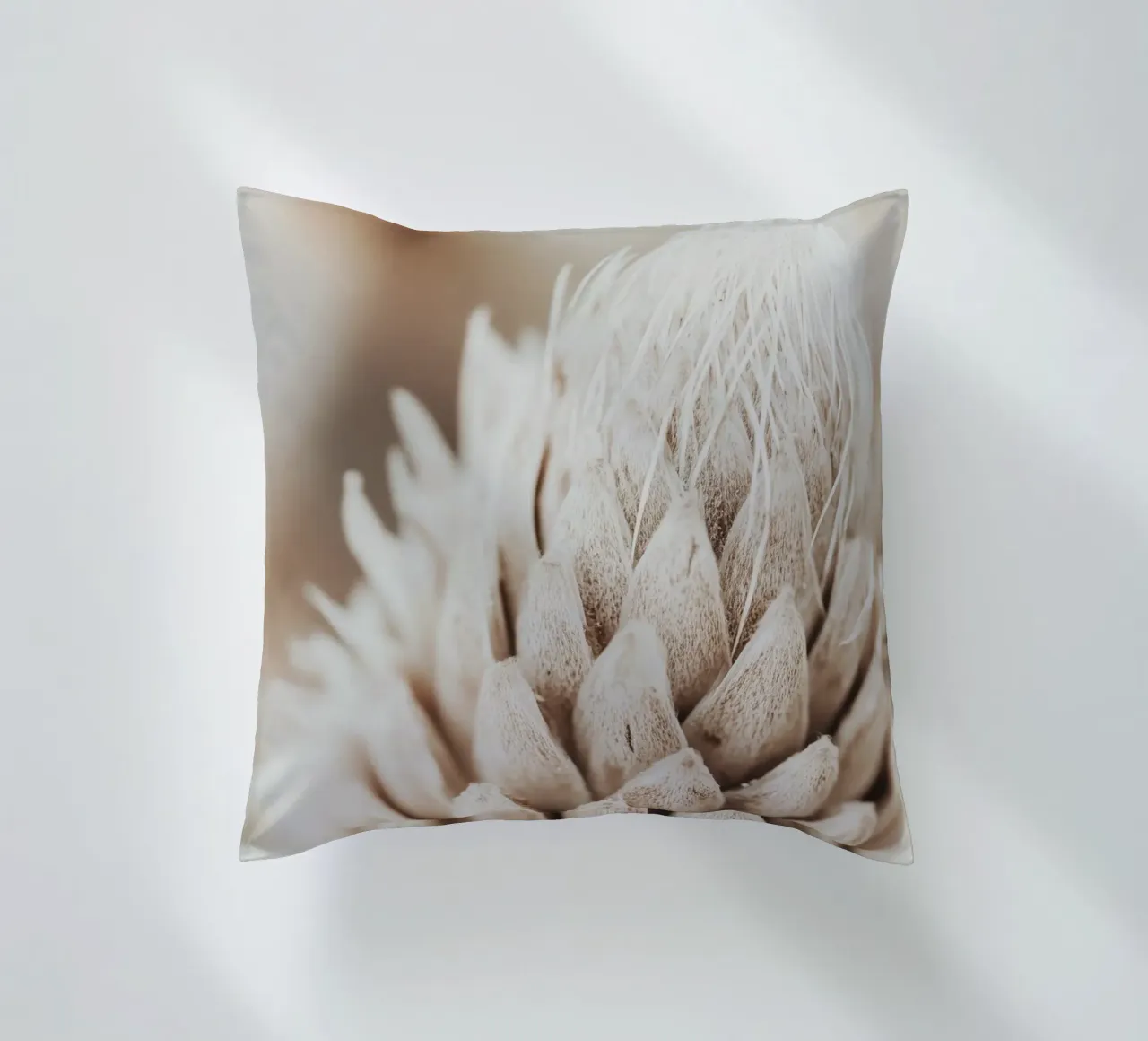 Dry Flower Detail decorative cushion by treechild