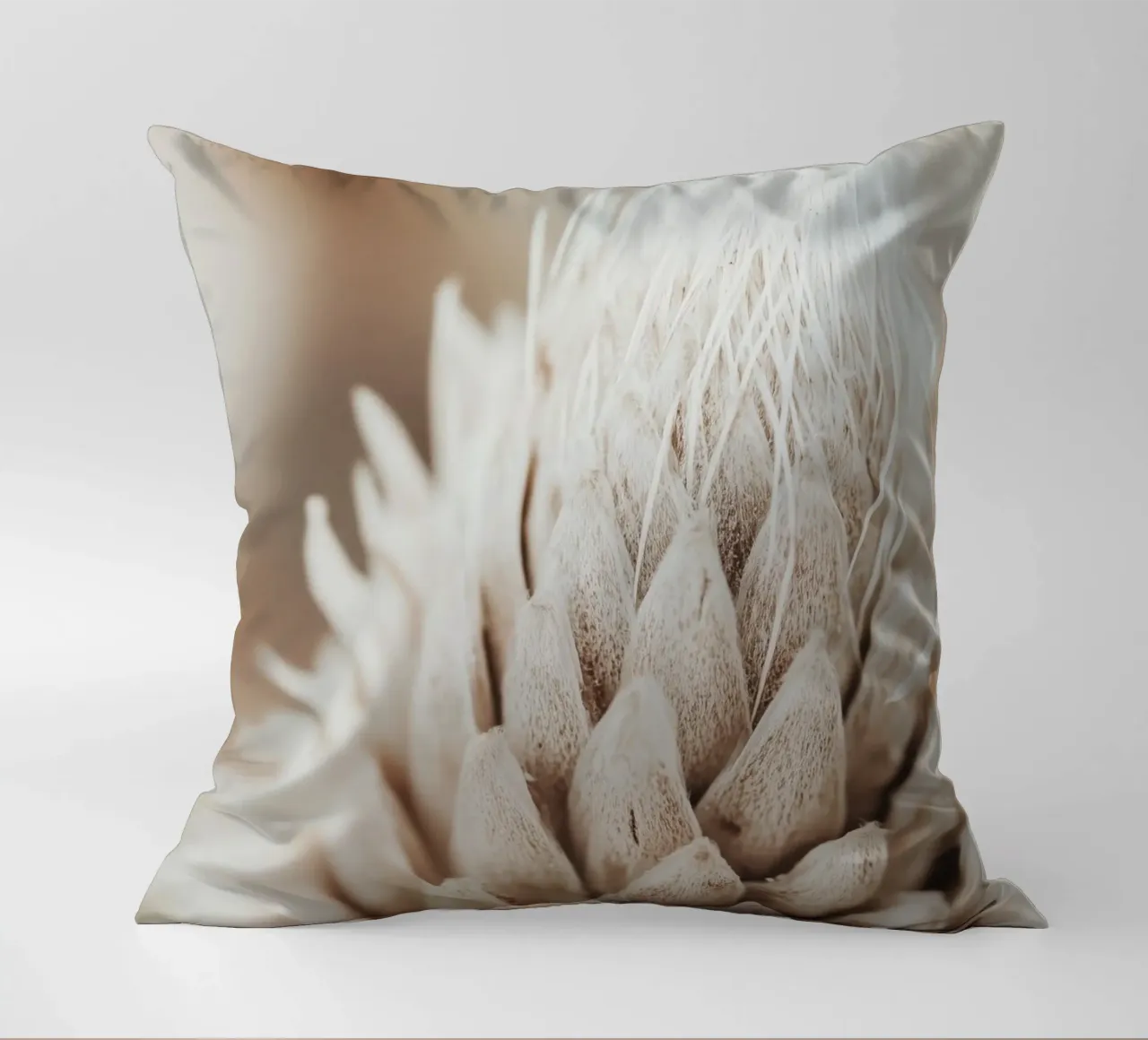 Dry Flower Detail decorative cushion by treechild