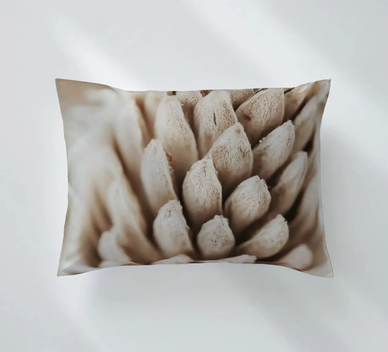 Dry Flower Detail decorative cushion by treechild