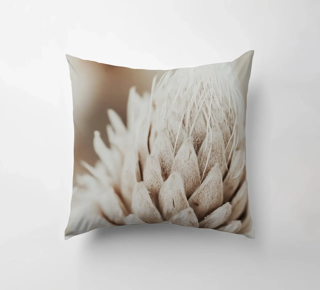 Dry Flower Detail decorative cushion by treechild