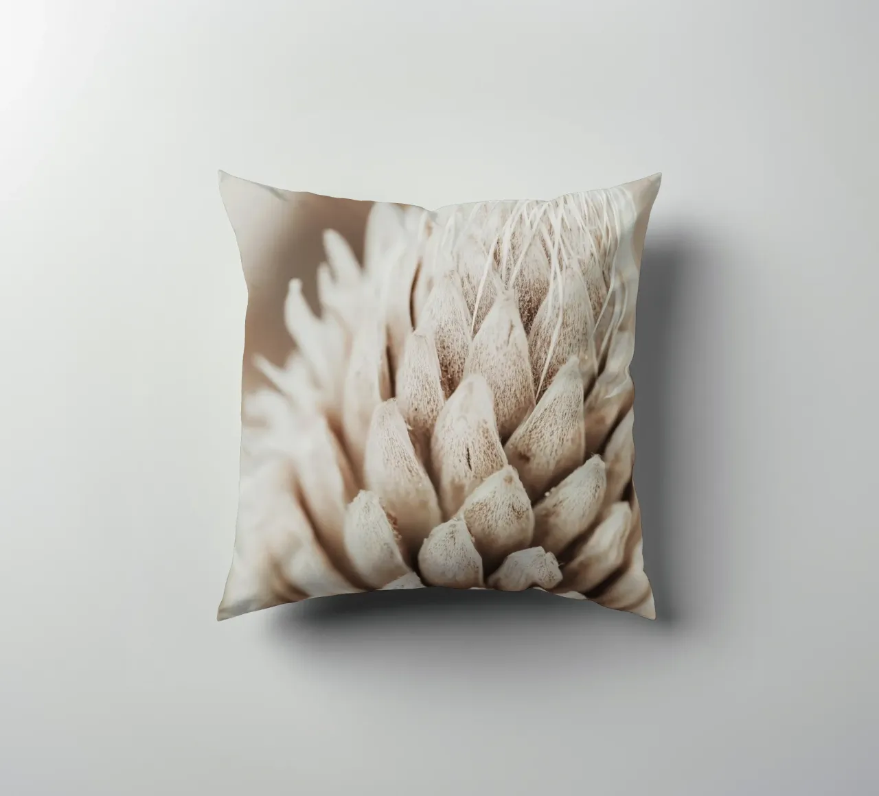 Dry Flower Detail decorative cushion by treechild