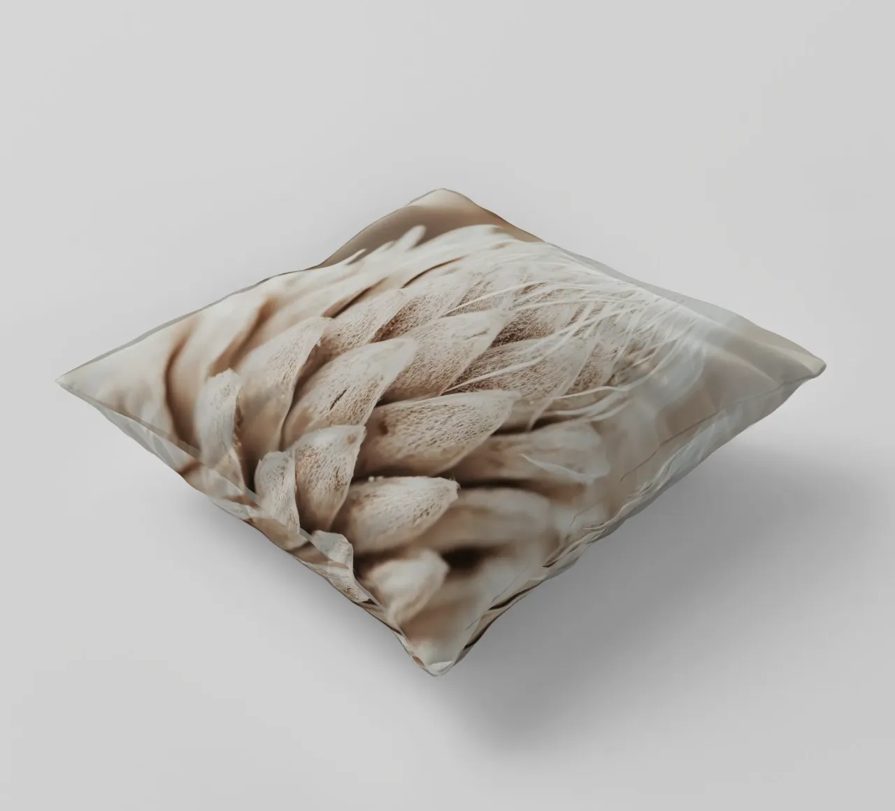 Dry Flower Detail decorative cushion by treechild
