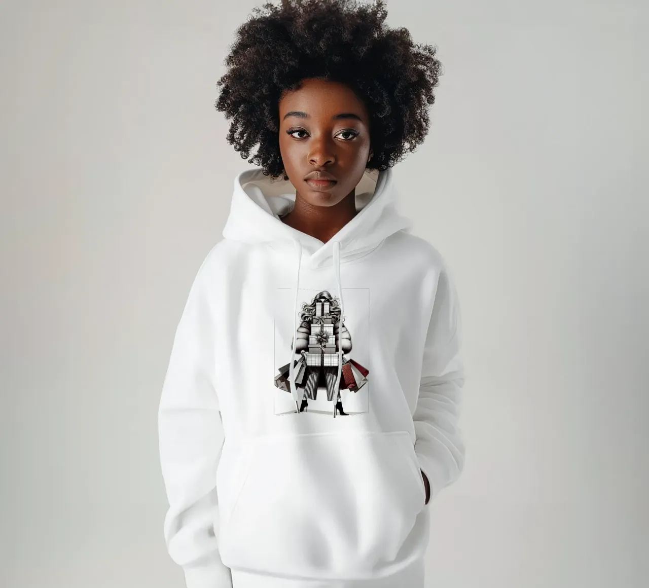 COMPRAS NAVIDEÑAS sudadera con capucha de ARTOMATIC