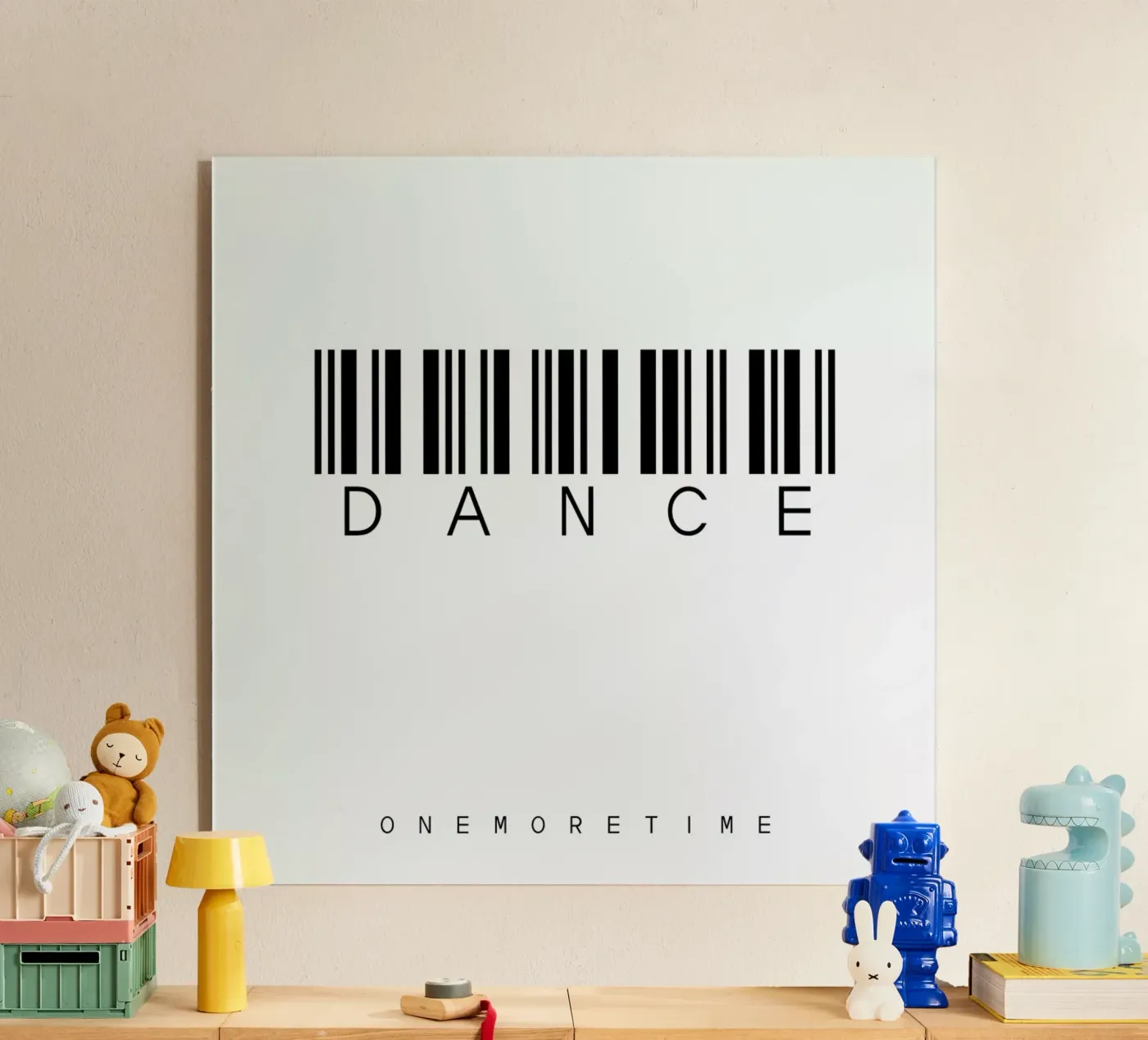 Barcode DANCE acryl van WordArt by Steffi