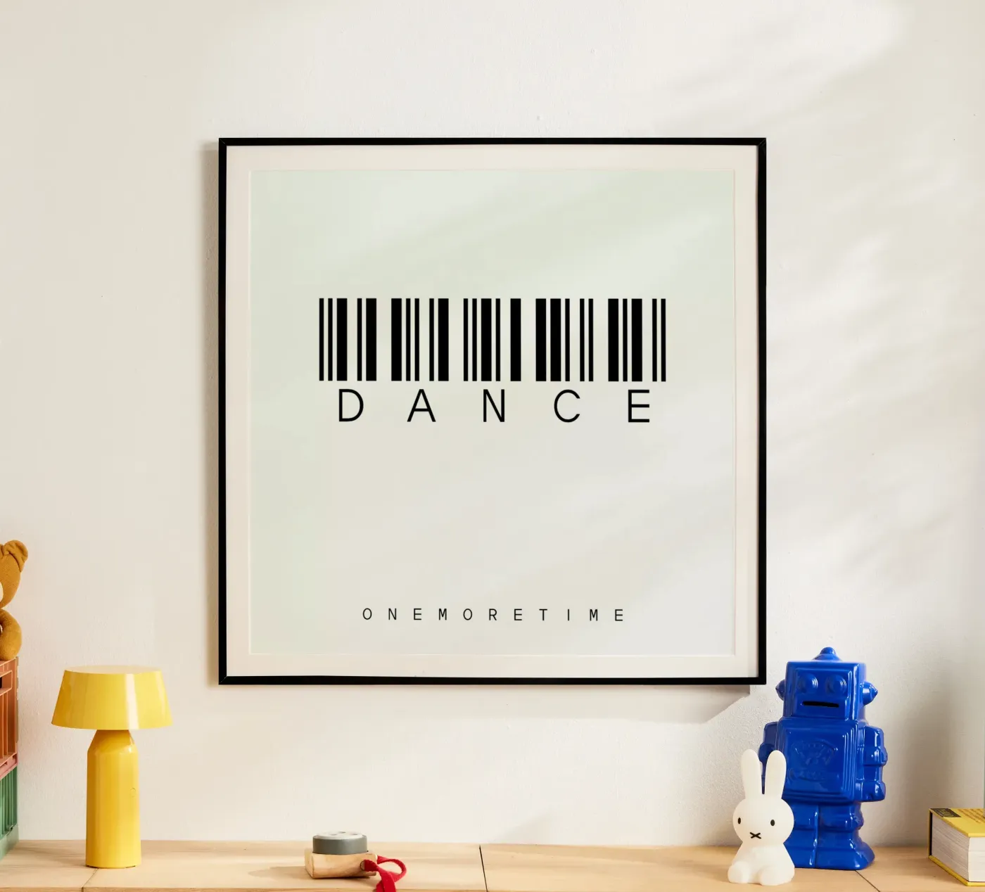 Barcode DANCE poster van WordArt by Steffi