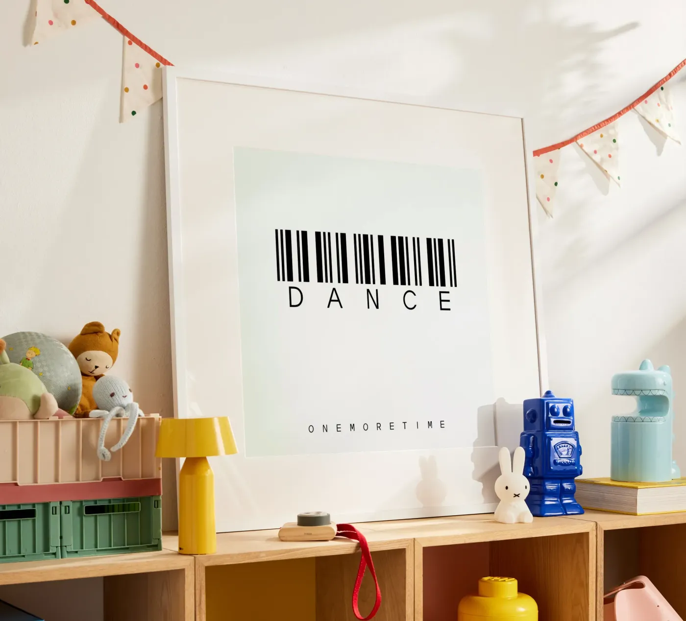 Barcode DANCE poster van WordArt by Steffi