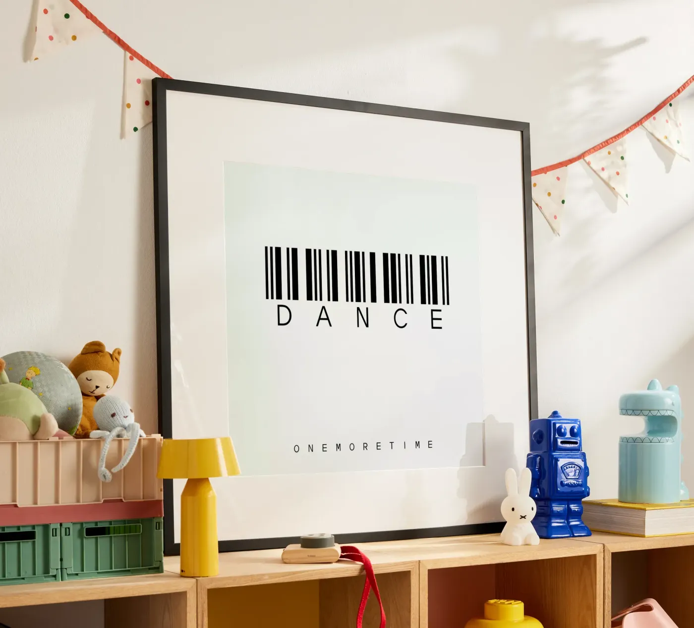 Barcode DANCE poster by WordArt by Steffi