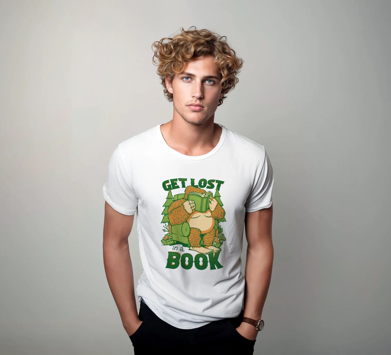 Perdersi - In un libro Sasquatch t-shirt da Tobe Fonseca