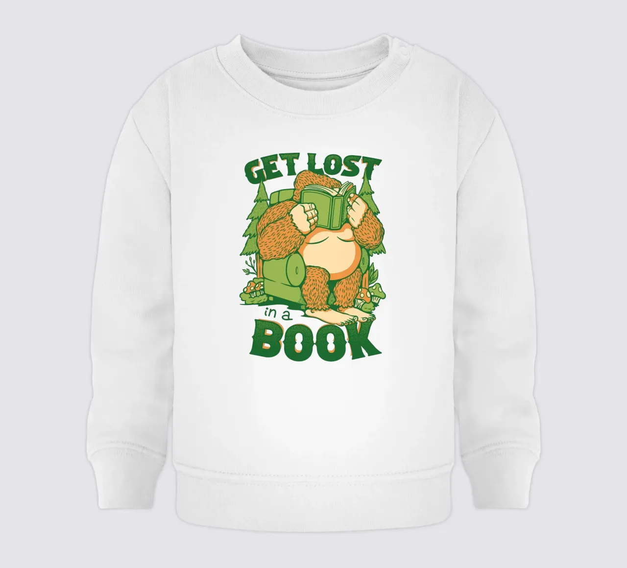 Perdersi - In un libro Sasquatch felpa neonato da Tobe Fonseca