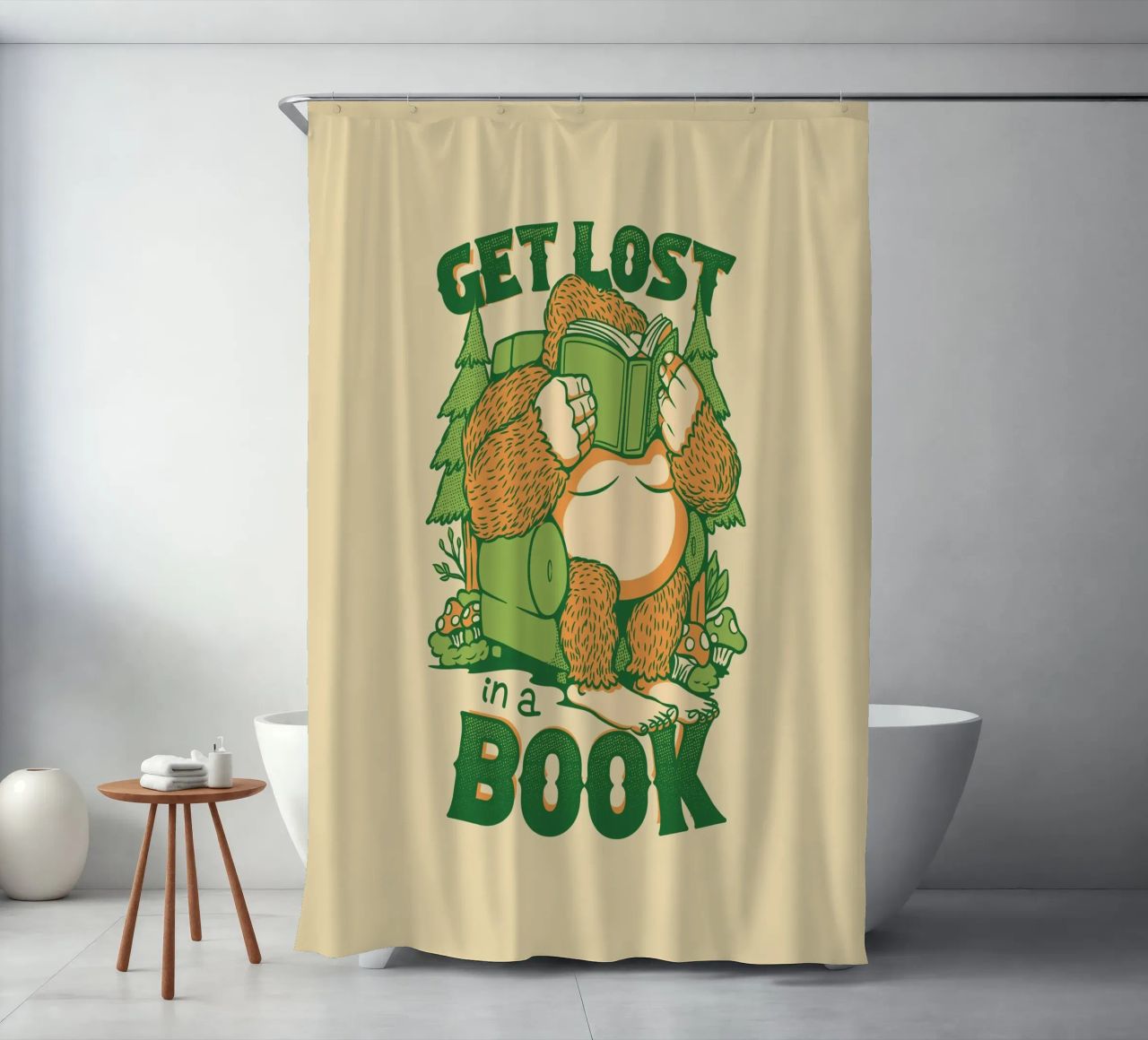 Perdersi - In un libro Sasquatch tenda da doccia da Tobe Fonseca
