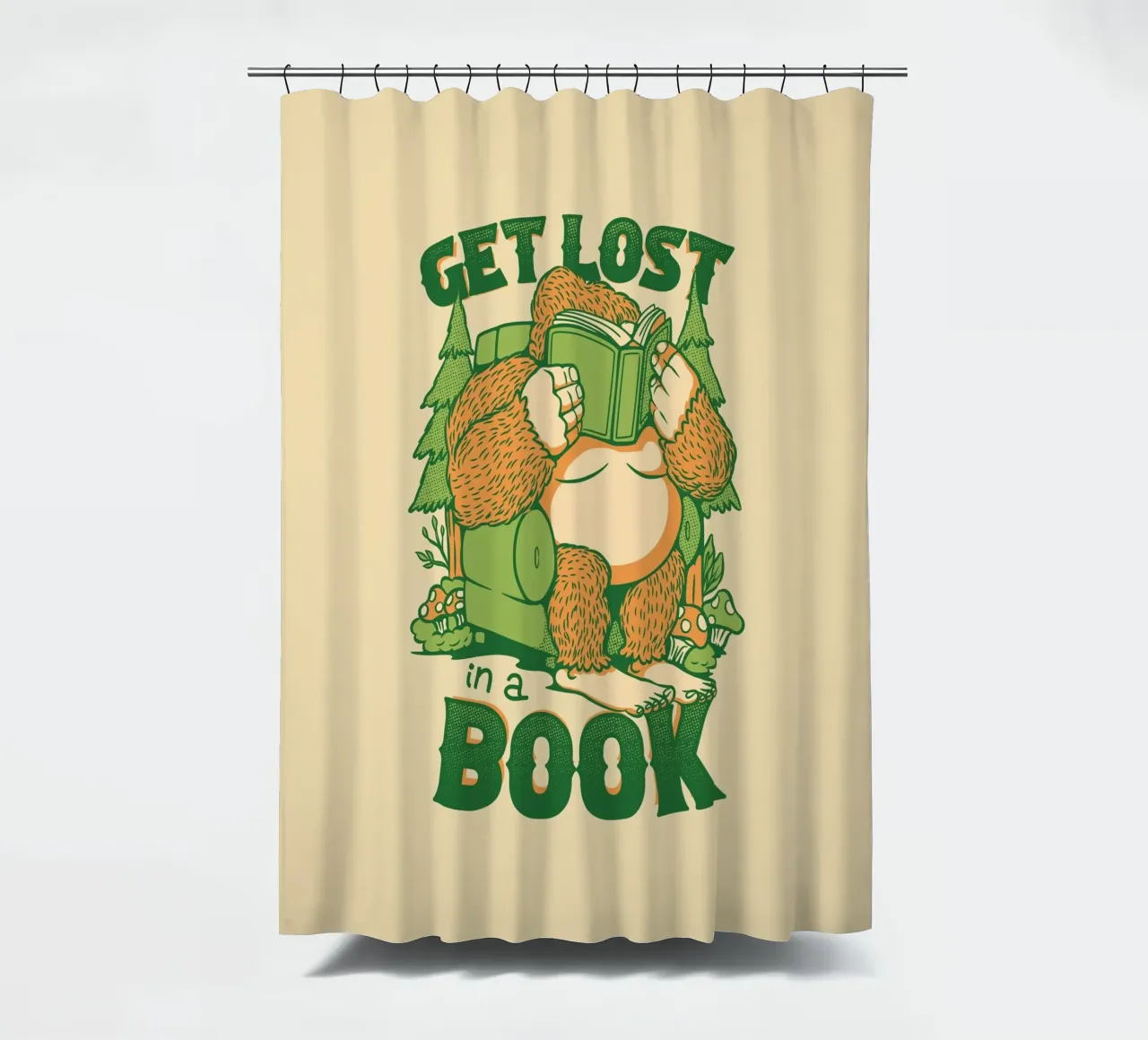 Perdersi - In un libro Sasquatch tenda da doccia da Tobe Fonseca