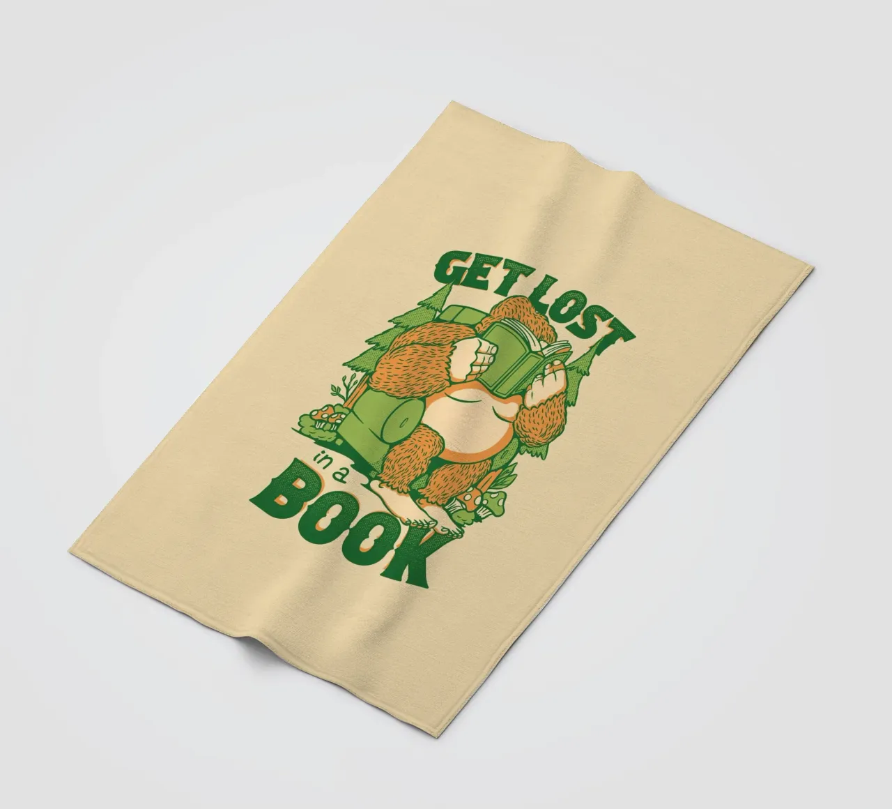 Perdersi - In un libro Sasquatch coperta in pile da Tobe Fonseca