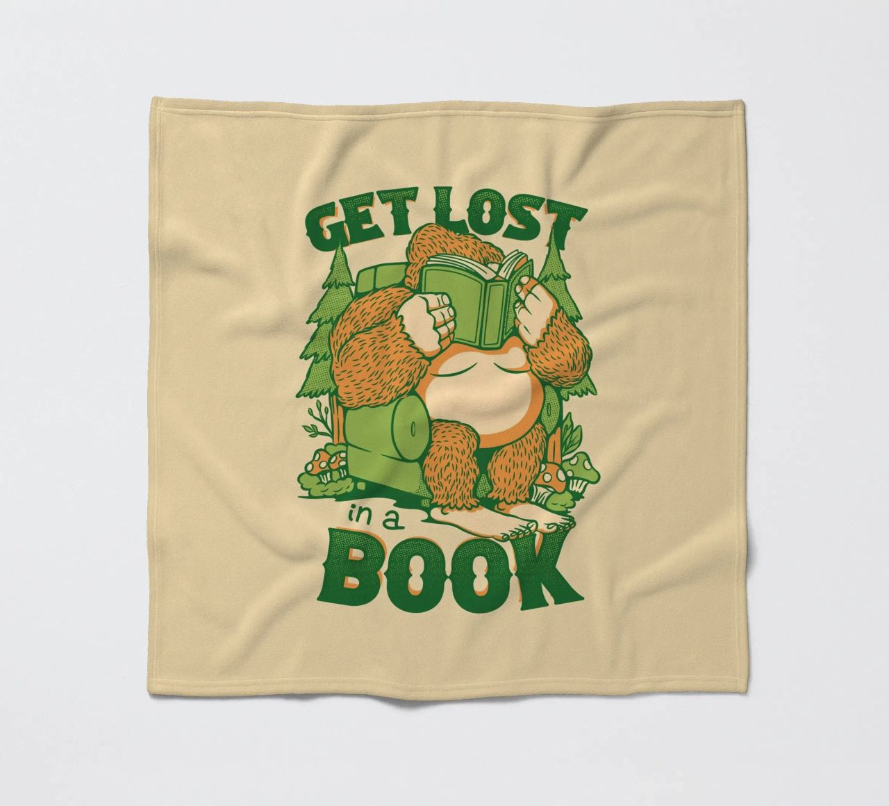 Perdersi - In un libro Sasquatch coperta in pile da Tobe Fonseca