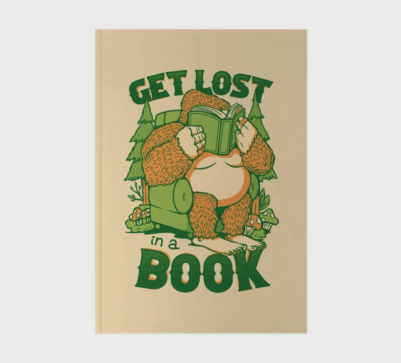 Get Lost - In a book Sasquatch notebook by Tobe Fonseca