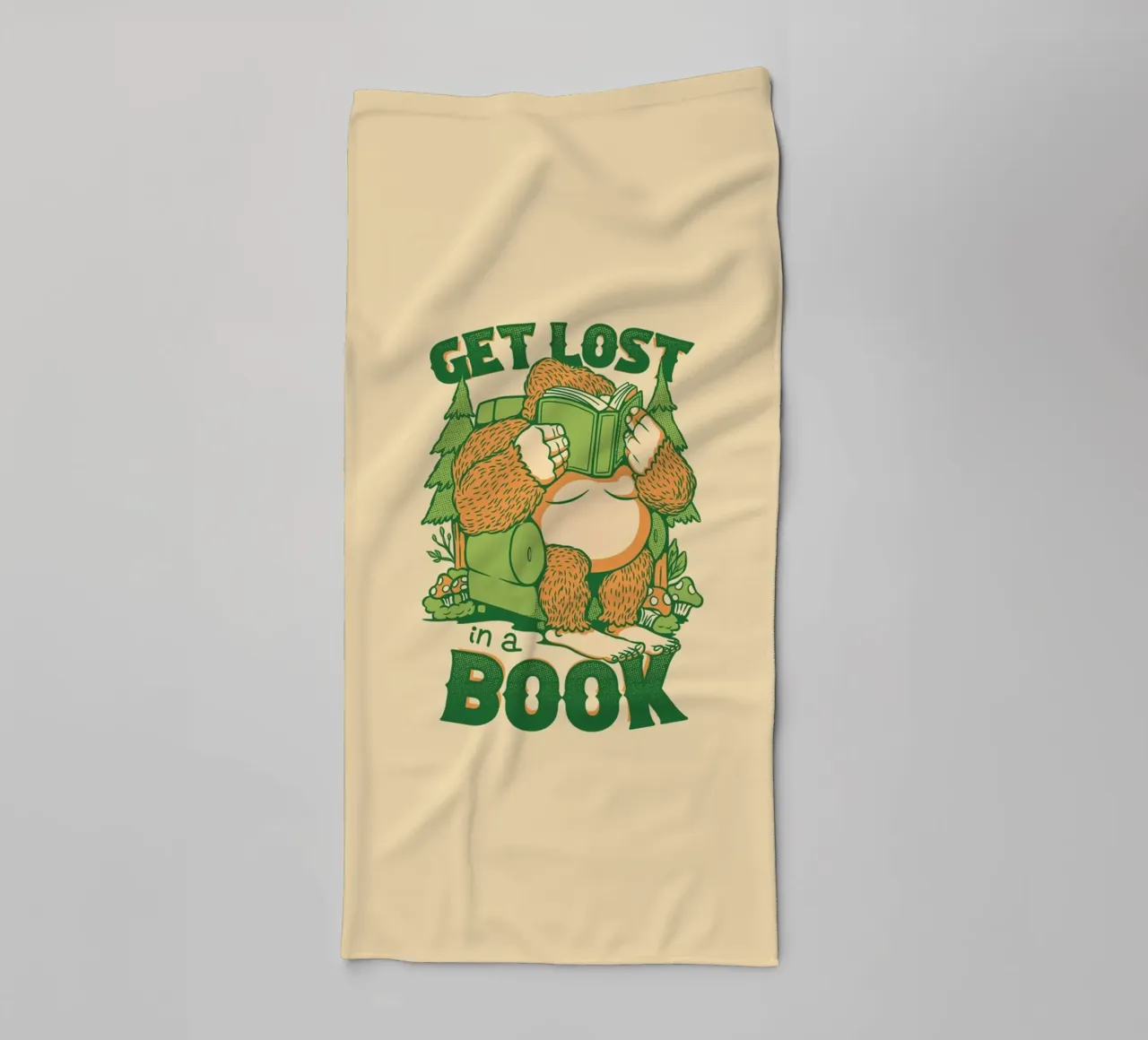 Perdersi - In un libro Sasquatch asciugamano da bagno da Tobe Fonseca