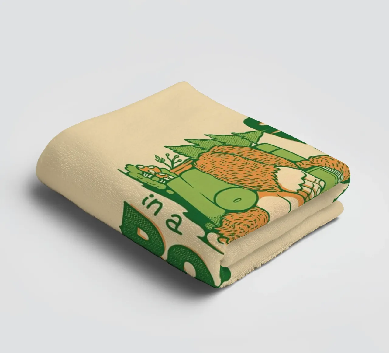 Perdersi - In un libro Sasquatch asciugamano da bagno da Tobe Fonseca