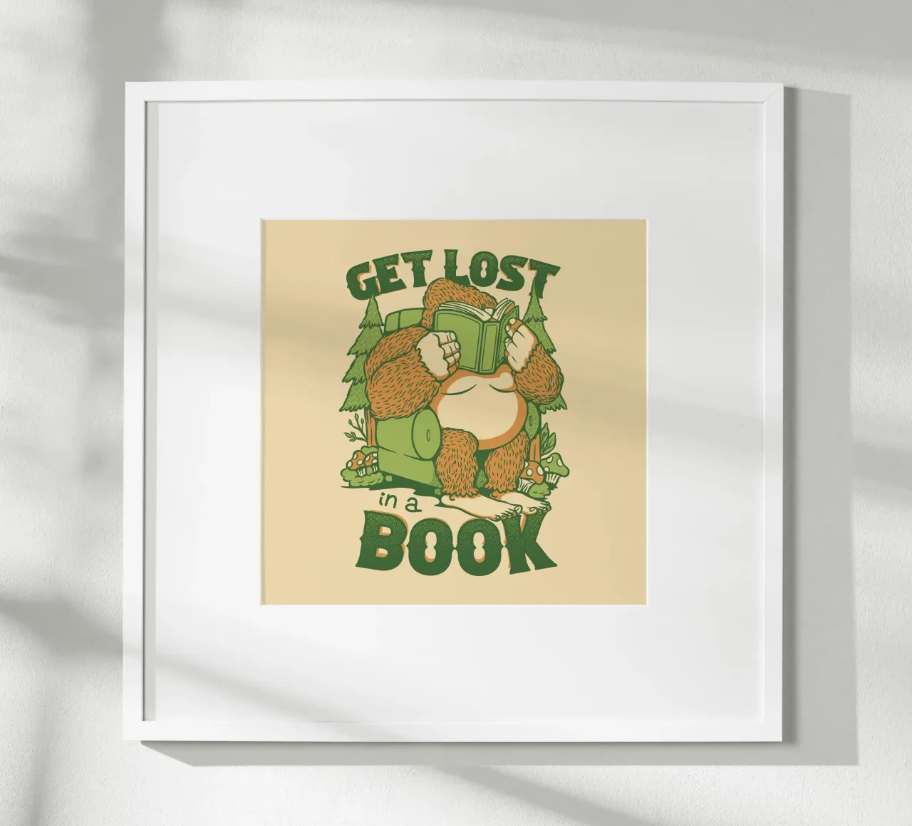 Perdersi - In un libro Sasquatch poster da Tobe Fonseca