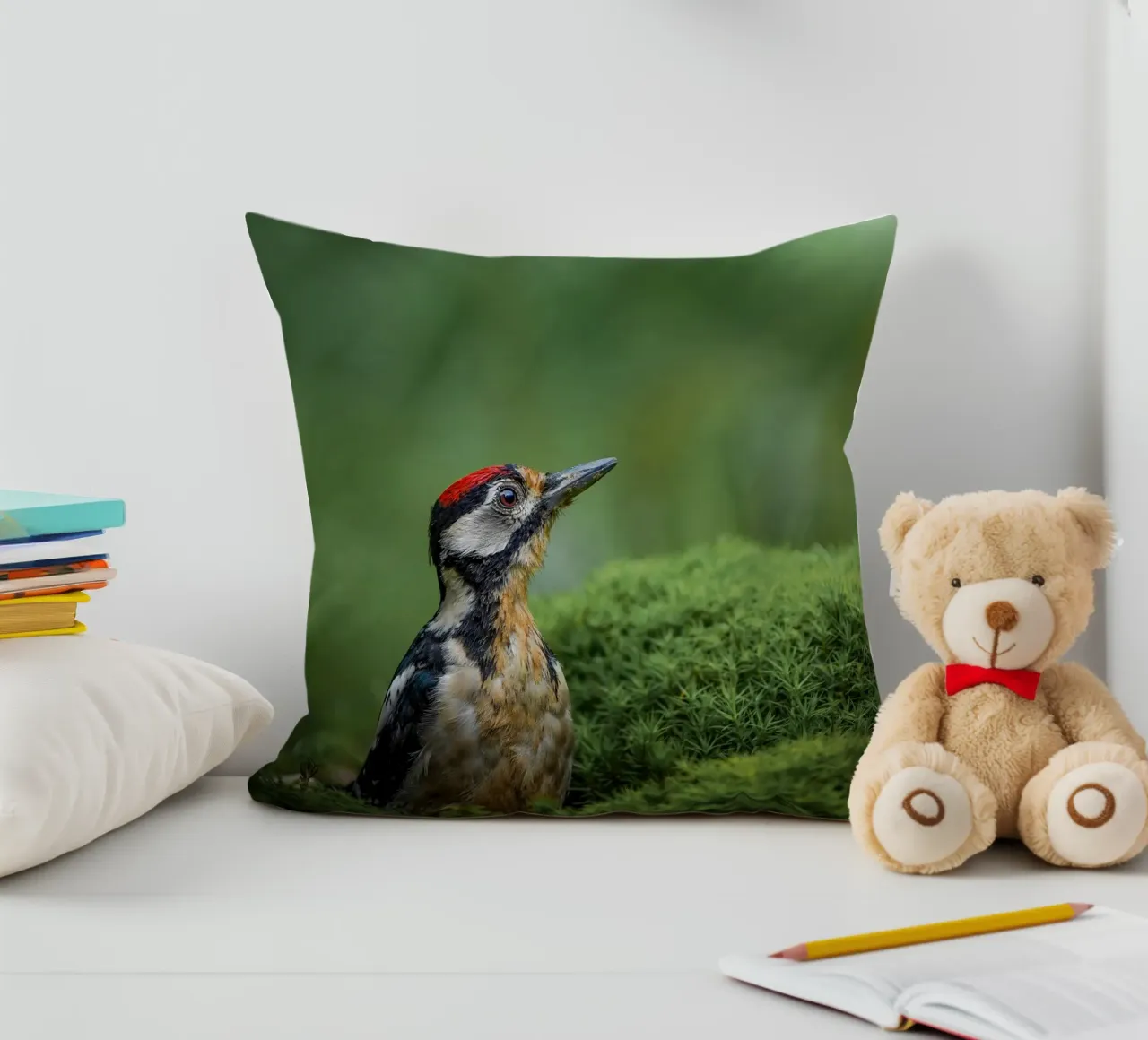 Picchio cuscino da Tom's Wildlife