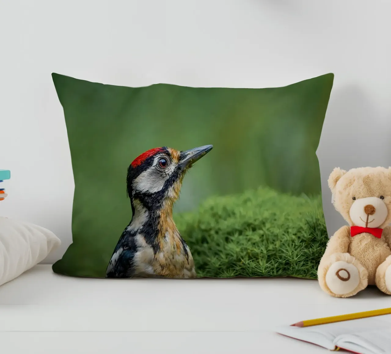 Picchio cuscino da Tom's Wildlife