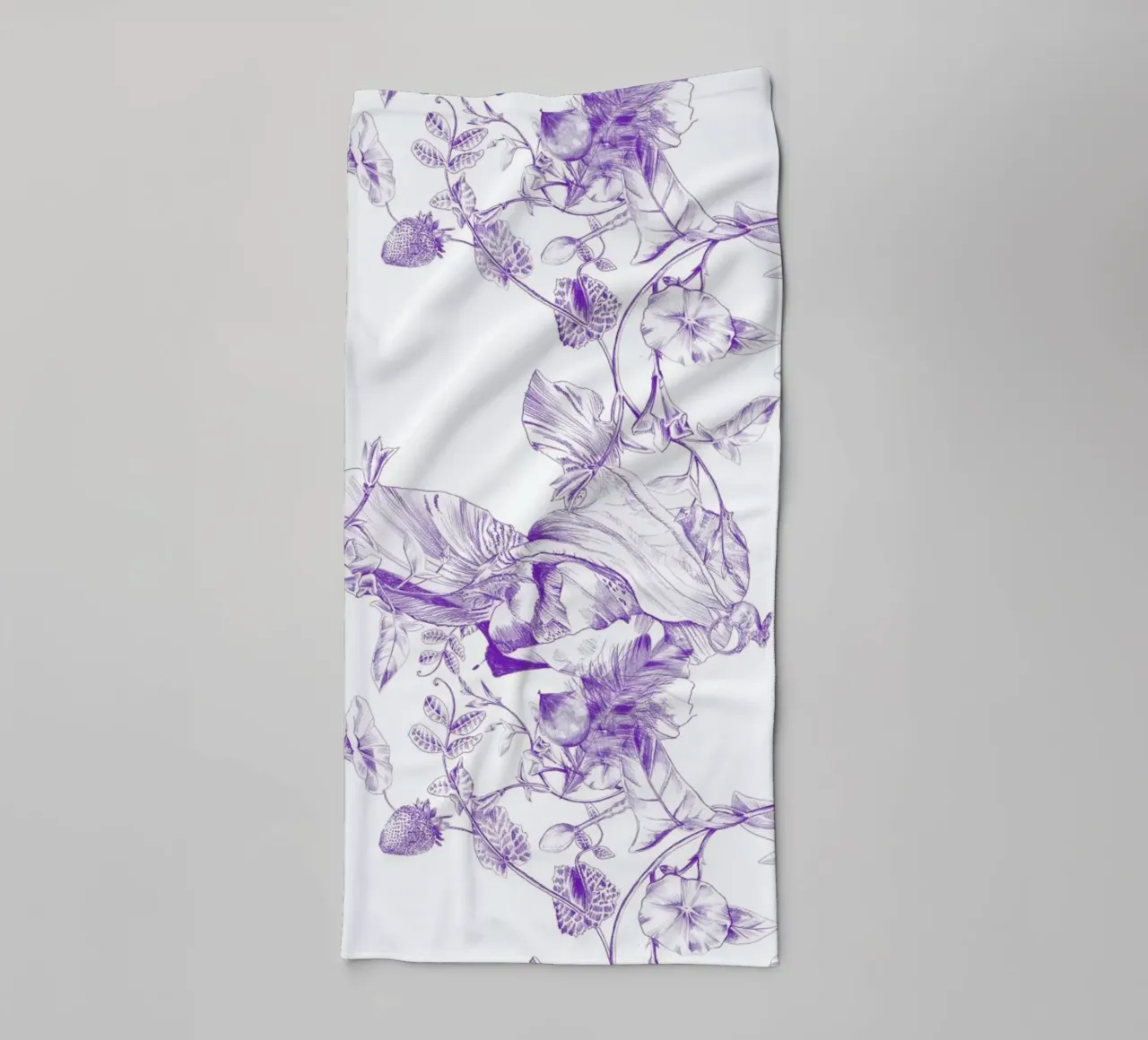 Jeweled Botanist asciugamano da bagno da La Scarlatte
