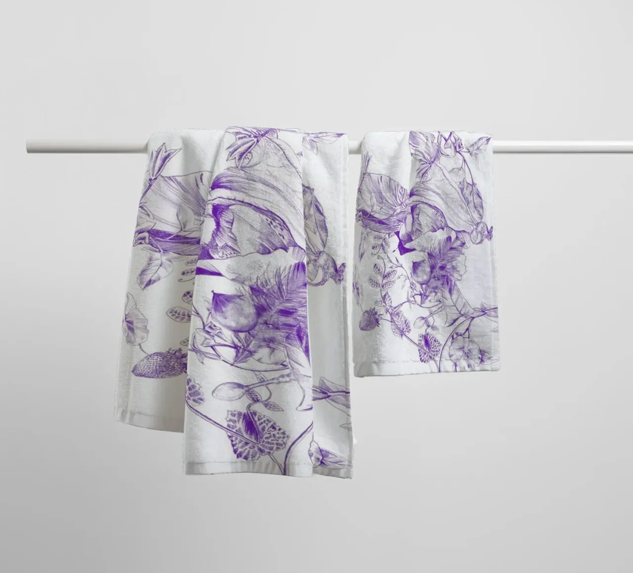 Jeweled Botanist asciugamano da bagno da La Scarlatte