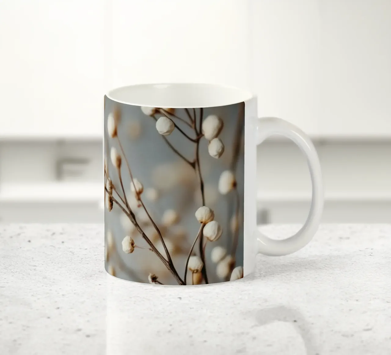 Dry Flower Detail No 4 tazza in ceramica da treechild