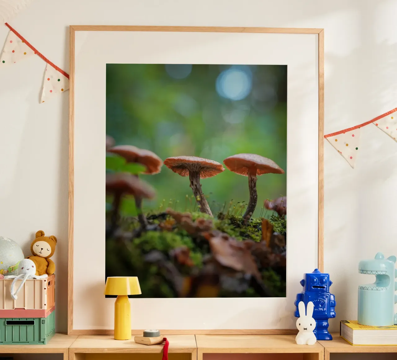 Magic mushrooms poster by Tom's Wildlife