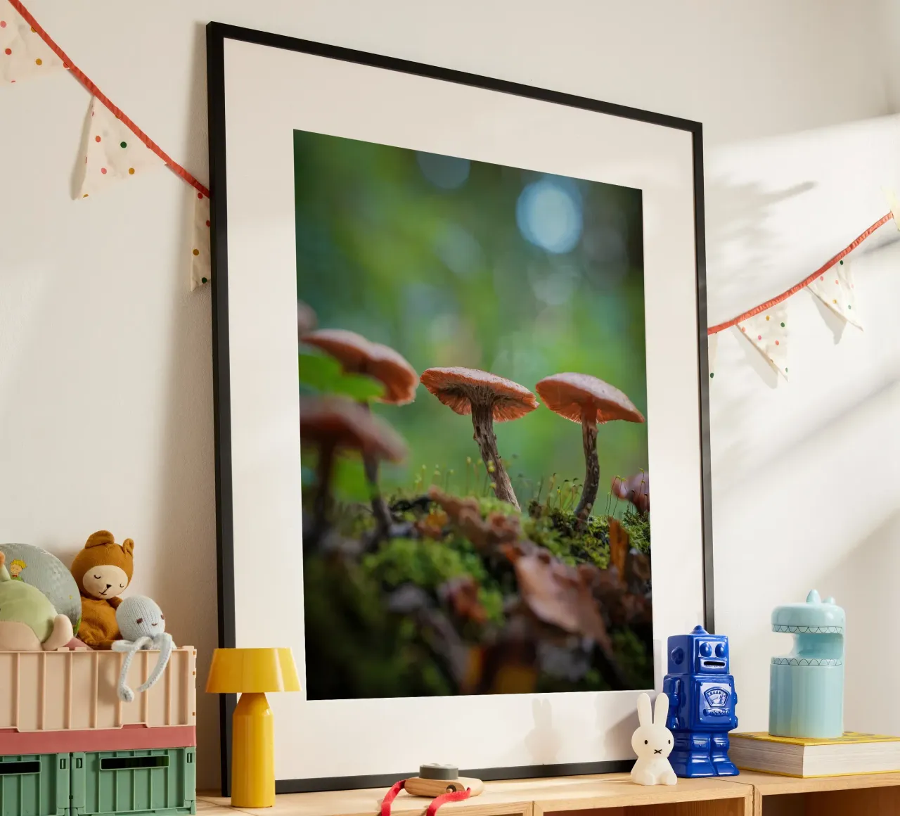 Magic mushrooms poster by Tom's Wildlife
