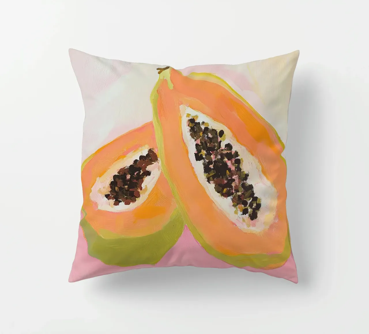 Papaya cuscino da Euphoria Theresa