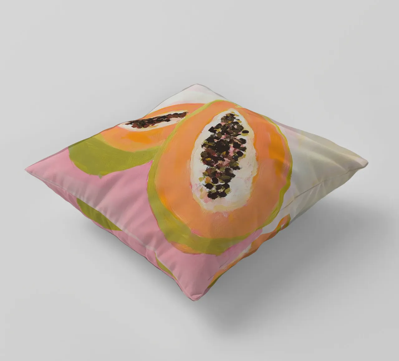 Papaya cuscino da Euphoria Theresa