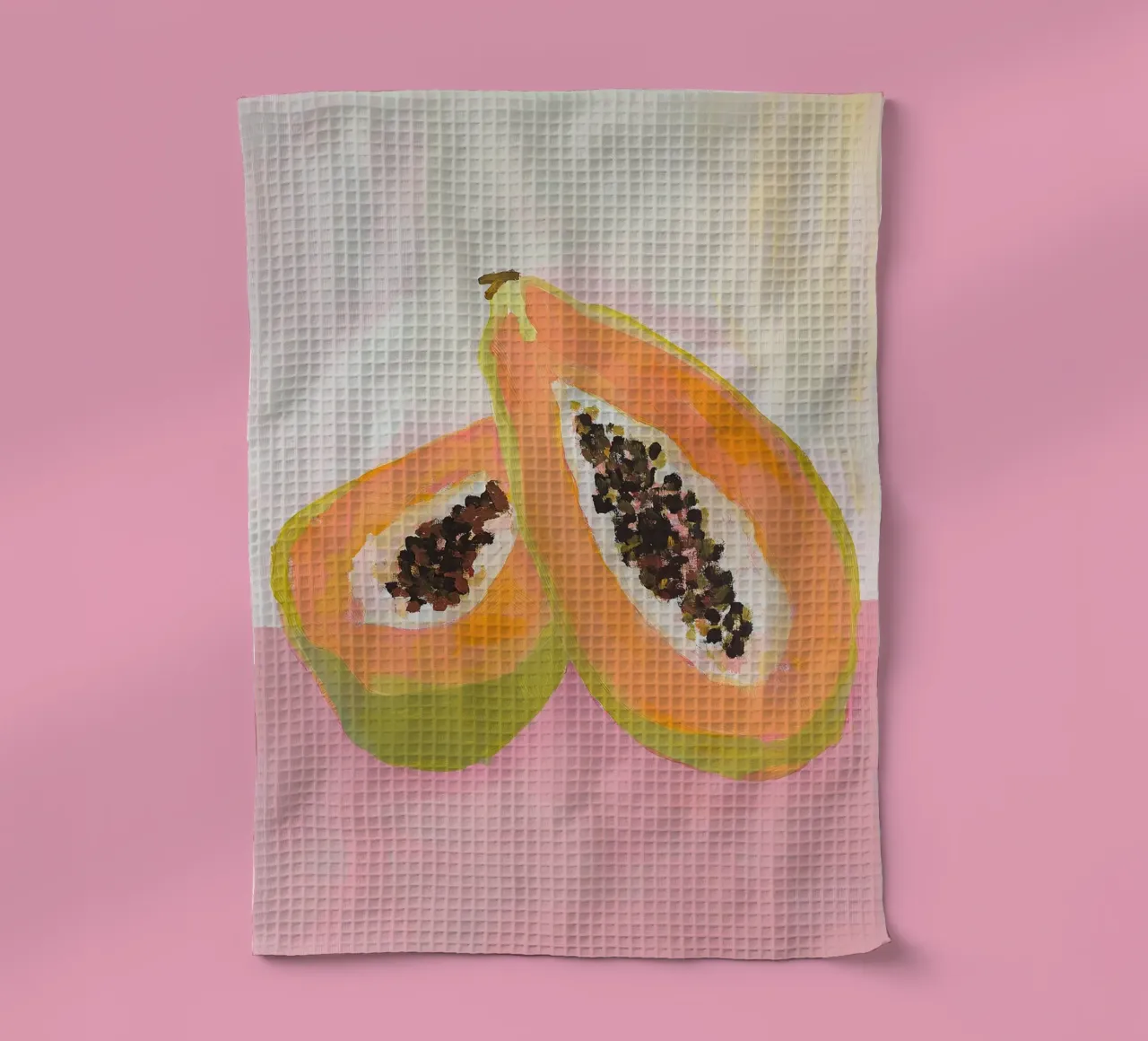 Papaya canovaccio da cucina da Euphoria Theresa