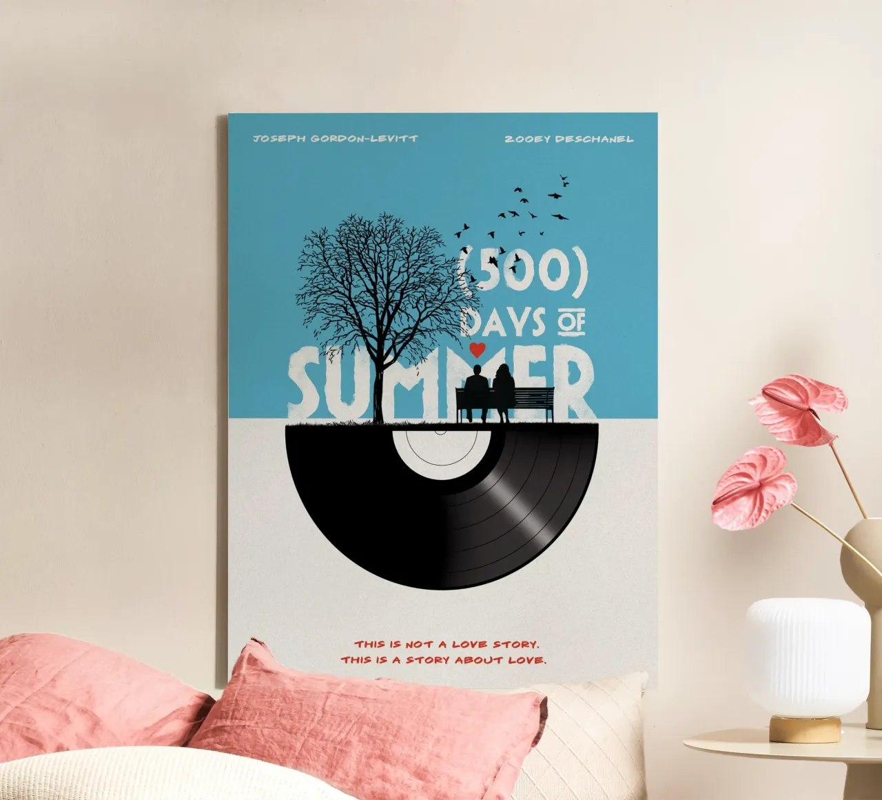 500 Days of summer Leinwand von 2toastdesign