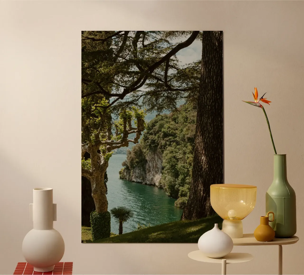 Villa Balbianello 2 poster con telaio in alluminio da _davide_elifheritage