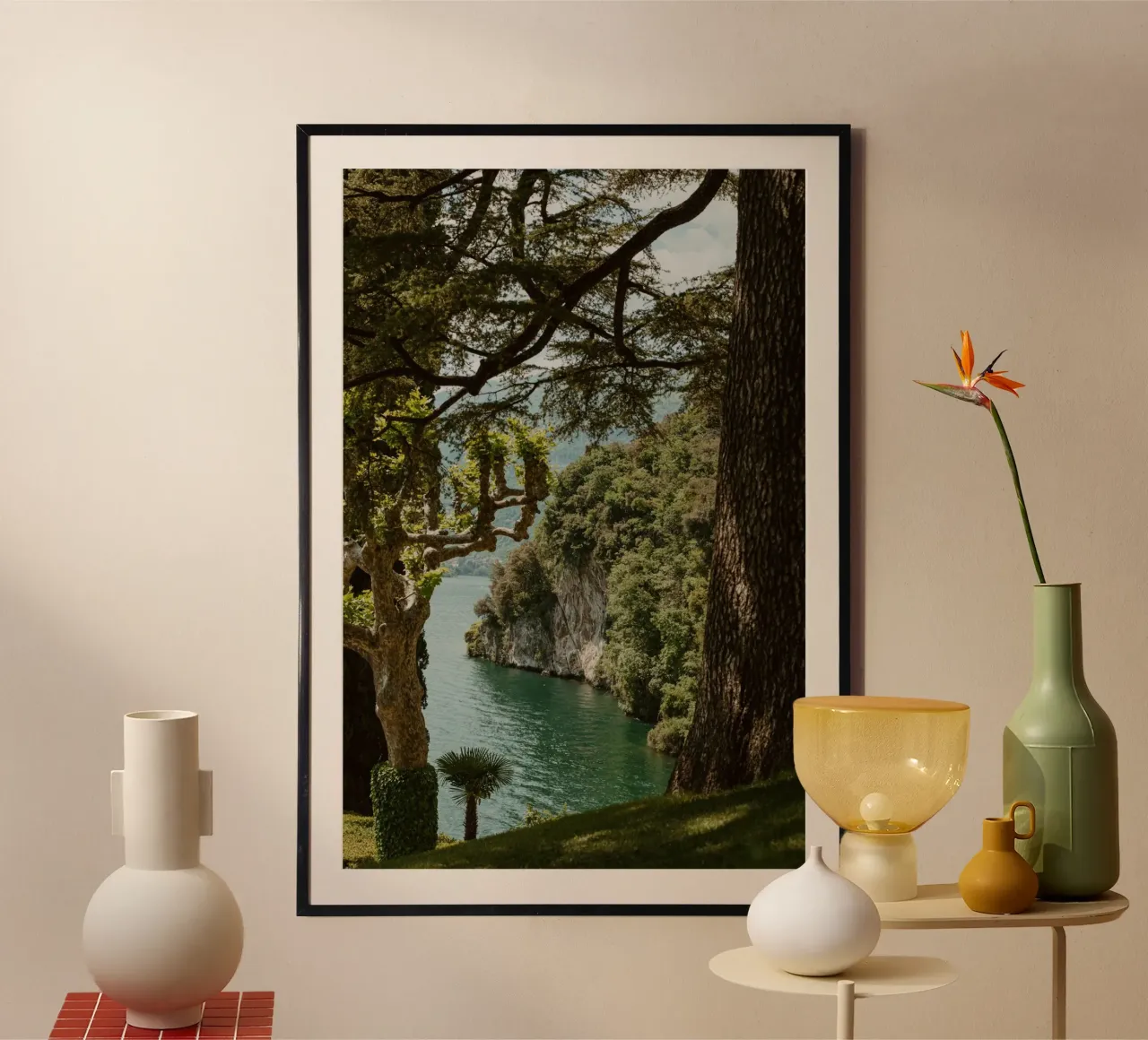 Villa Balbianello 2 poster con telaio in alluminio da _davide_elifheritage