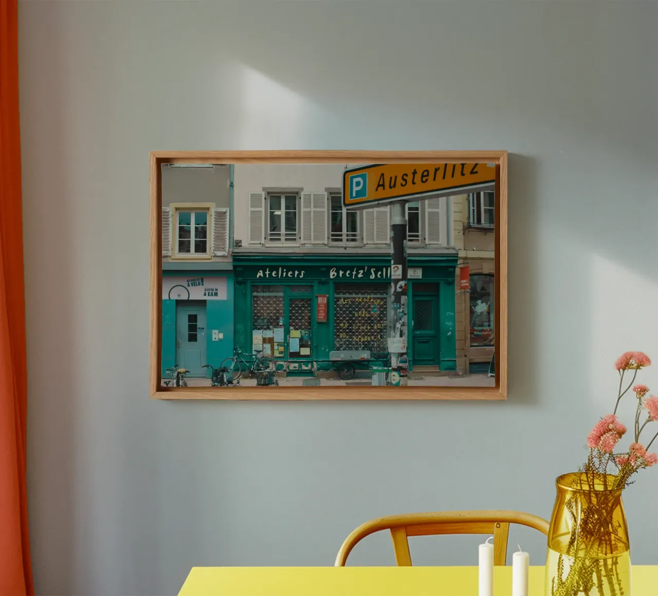 Strasbourg canvas met Baklijst van _davide_elifheritage