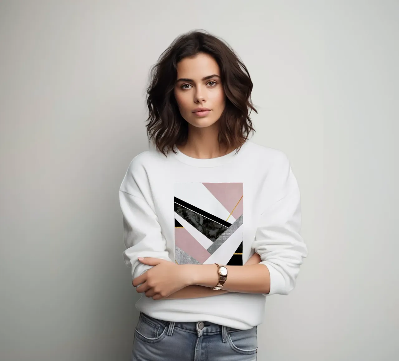 Lines & Layers felpa da Elisabeth Fredriksson