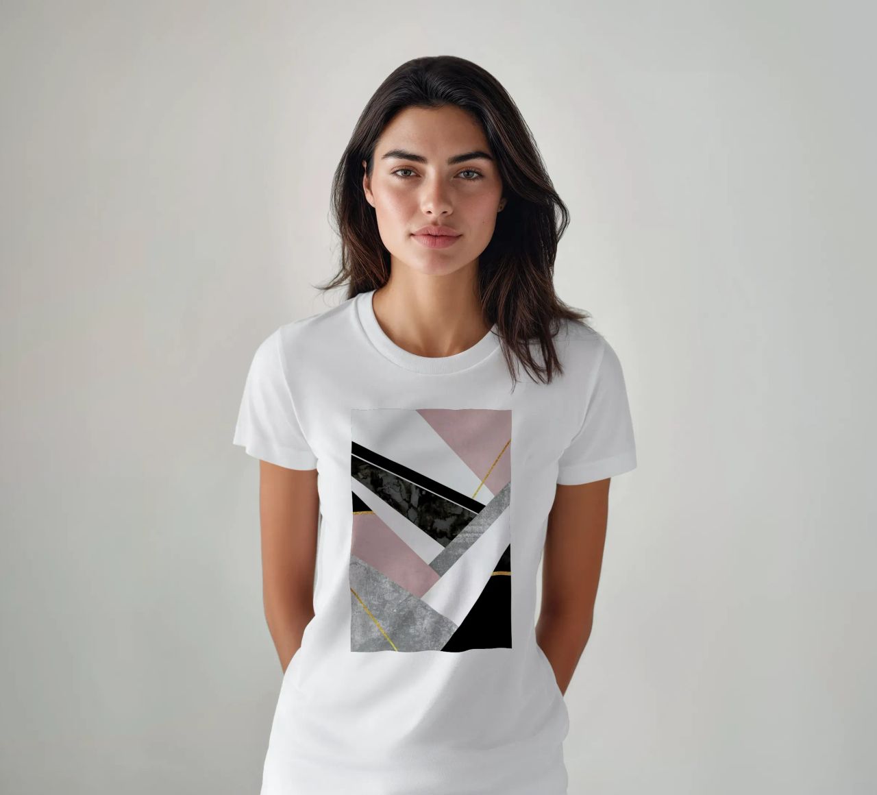Lines & Layers T-Shirt von Elisabeth Fredriksson