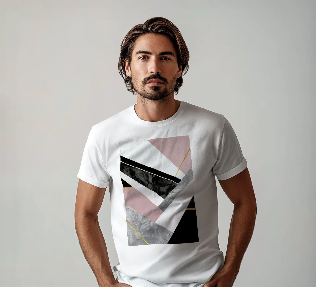 Lines & Layers T-Shirt von Elisabeth Fredriksson
