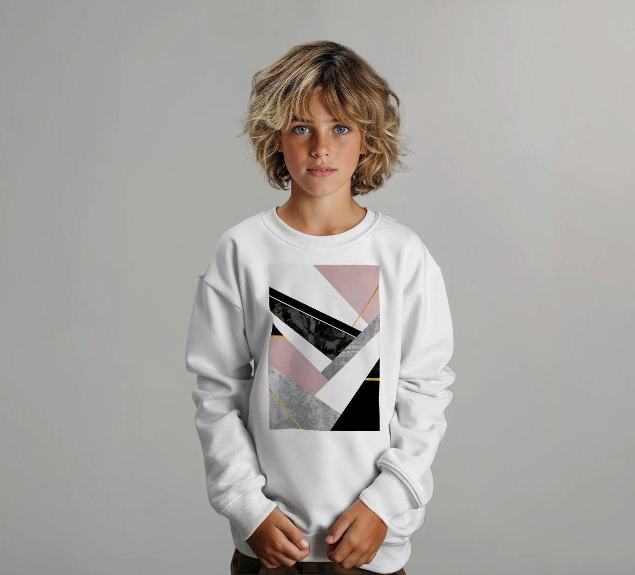 Lines & Layers sudadera para niño de Elisabeth Fredriksson