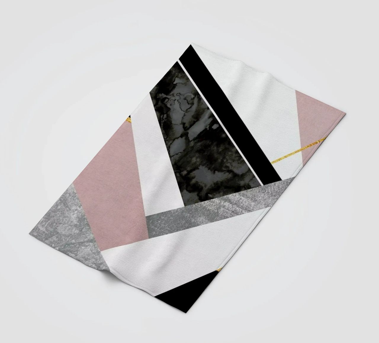 Lines & Layers Fleecedecke von Elisabeth Fredriksson