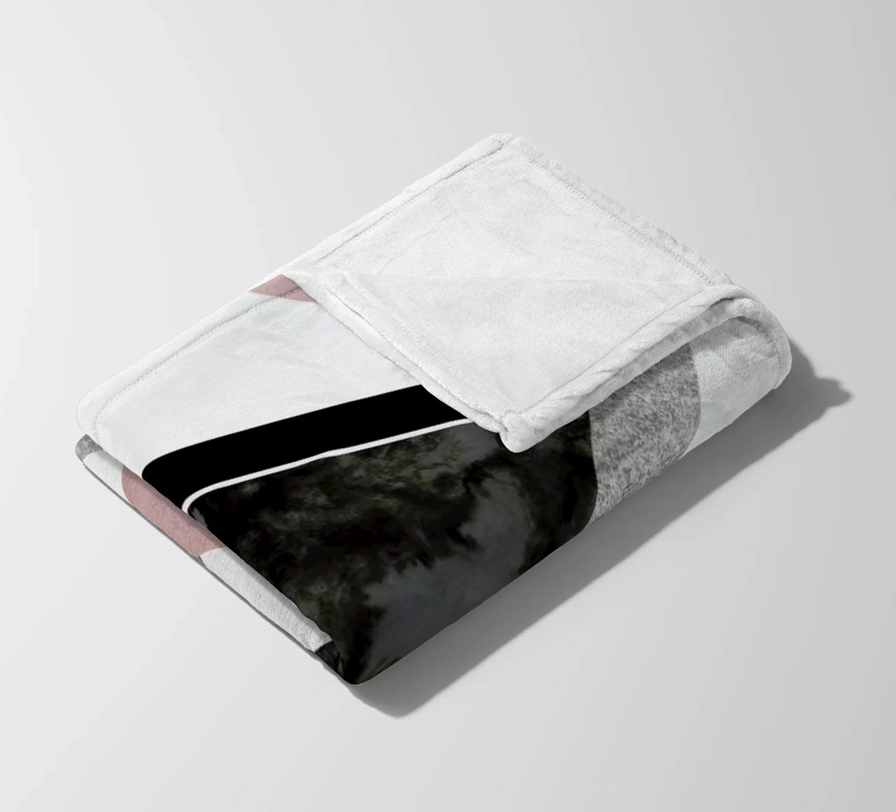 Lines & Layers Fleecedecke von Elisabeth Fredriksson