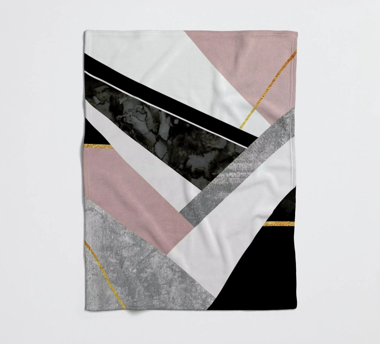 Lines & Layers Fleecedecke von Elisabeth Fredriksson