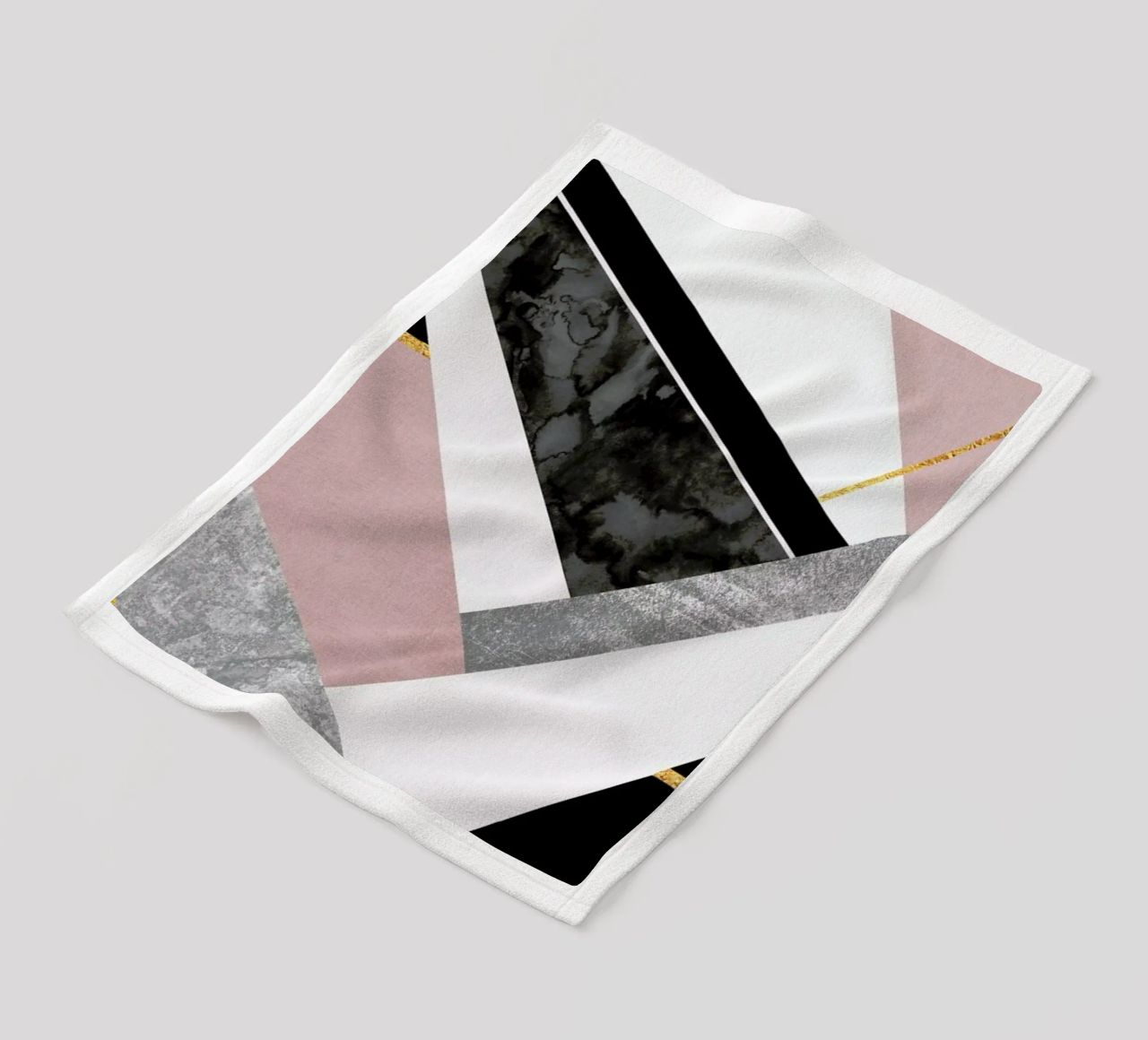 Lines & Layers Fleecedecke von Elisabeth Fredriksson