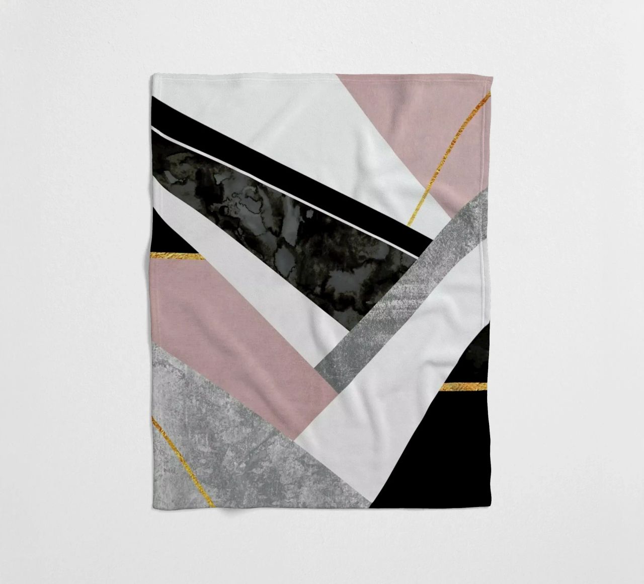 Lines & Layers Fleecedecke von Elisabeth Fredriksson