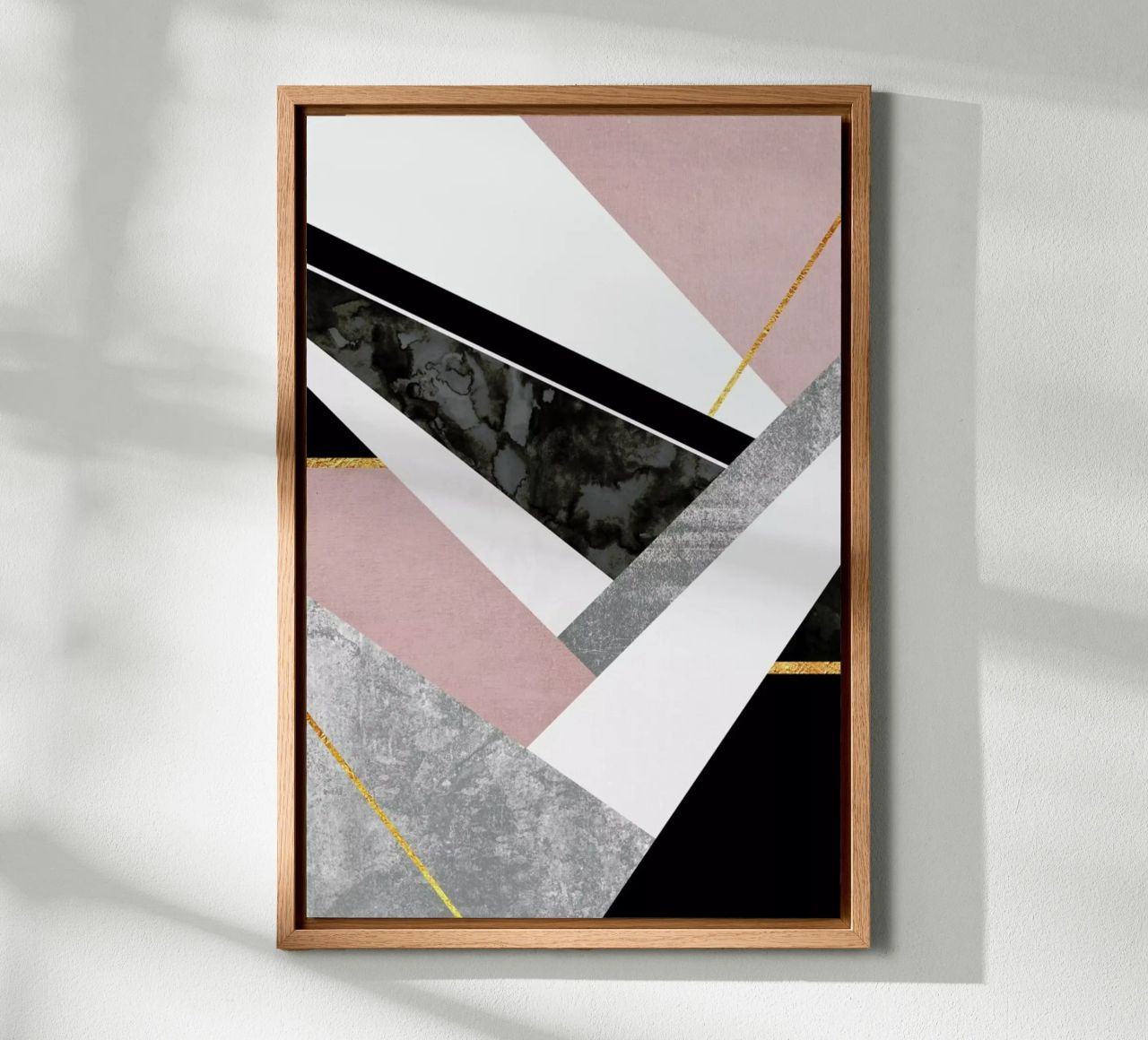 Lines & Layers Leinwand von Elisabeth Fredriksson