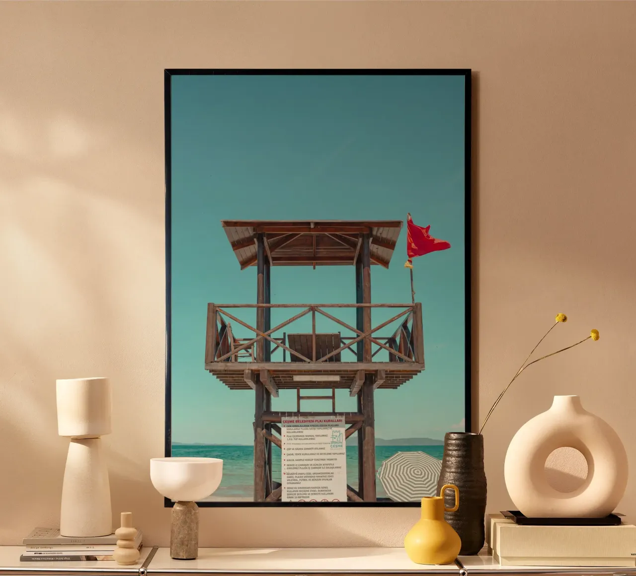 Beach poster con telaio in alluminio da _davide_elifheritage