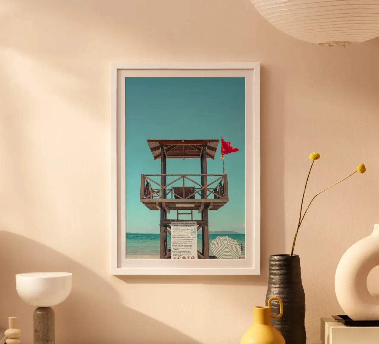Beach poster con telaio in alluminio da _davide_elifheritage