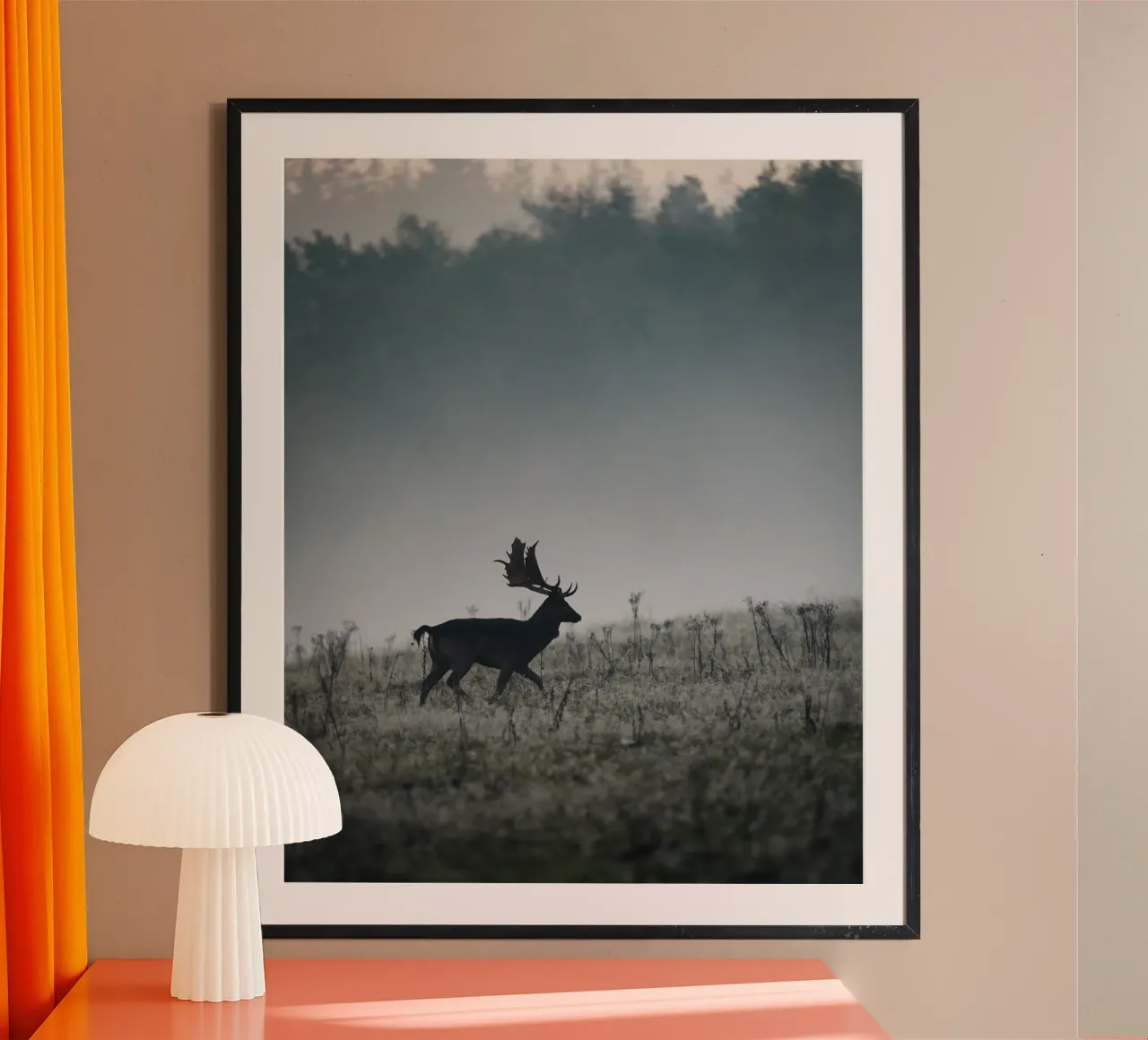 Daini nella nebbia carta hahnemühle da Tom's Wildlife
